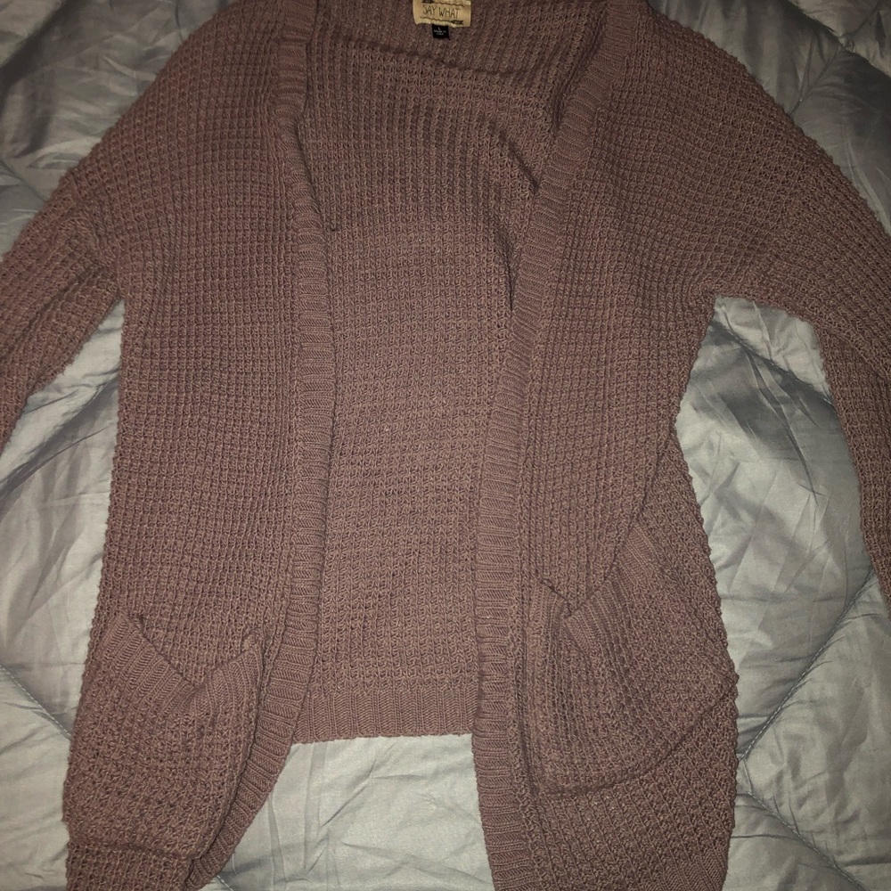 Open Knit Cardigan